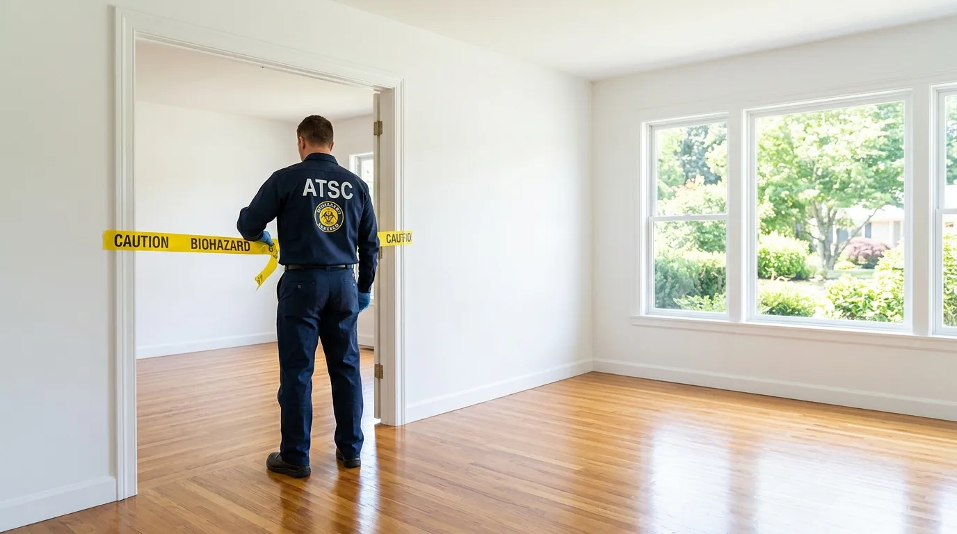 Certified biohazard cleanup crew performing Decomposition Cleanup in Waimalu