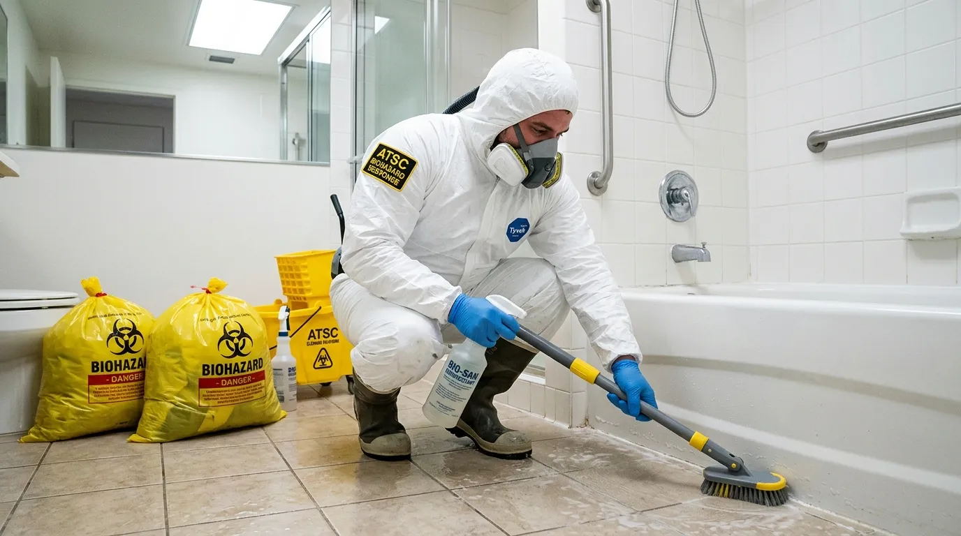 Decontamination equipment deployed for Blood Cleanup in Waimalu